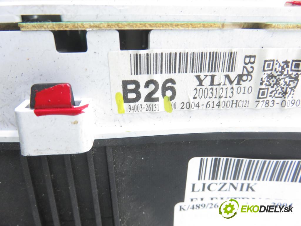 HYUNDAI SANTA FÉ I (SM) SUV 2004 127,00 2.7 V6 4x4 - G6BA 2656,00 prístrojovka elektrický 9400326131