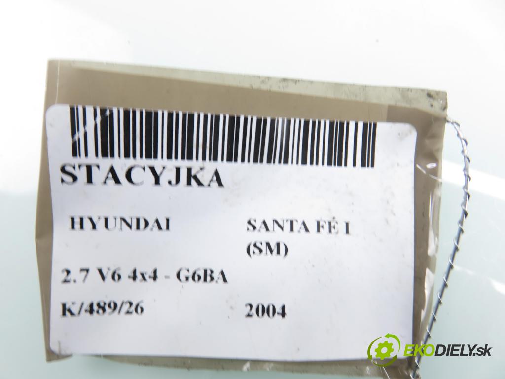 HYUNDAI SANTA FÉ I (SM) SUV 2004 127,00 2.7 V6 4x4 - G6BA 2656,00 spinačka  (Spínacia skrinka)