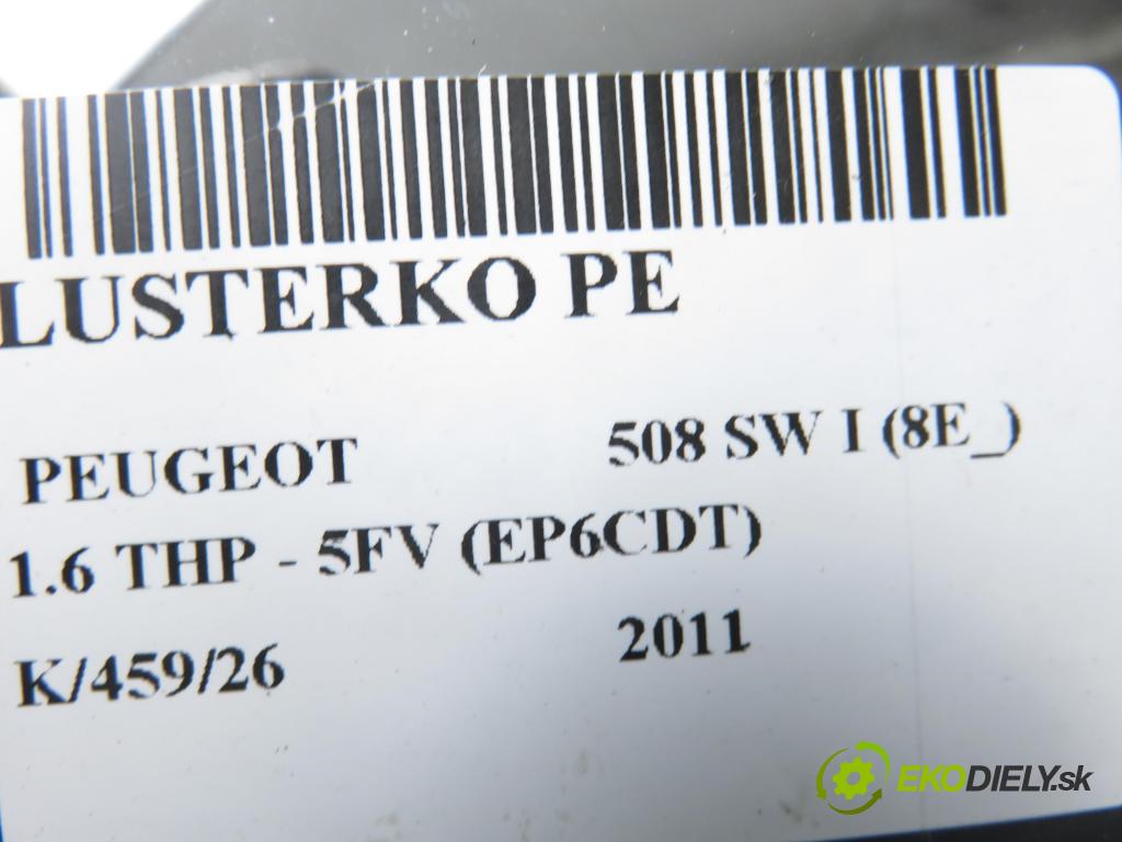 PEUGEOT 508 SW I (8E_) KOMBI 2011 115,00 1.6 THP - 5FV (EP6CDT) 1598,00 Spätné zrkadlo 96771877T