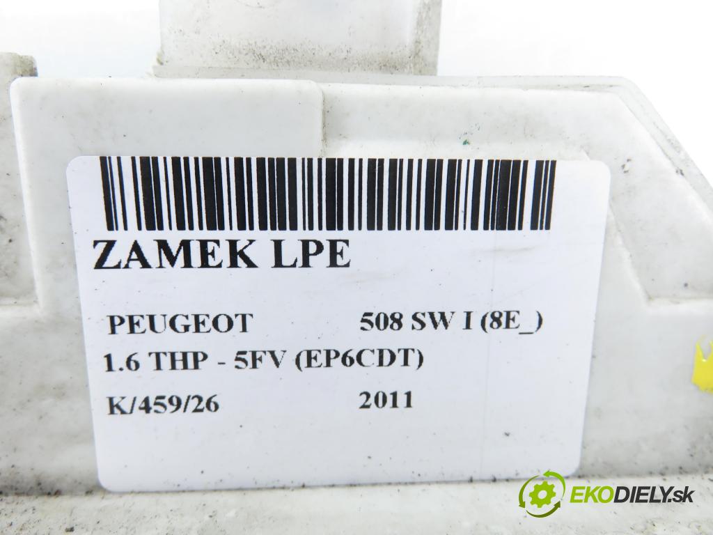 PEUGEOT 508 SW I (8E_) KOMBI 2011 115,00 1.6 THP - 5FV (EP6CDT) 1598,00 zámok 851916