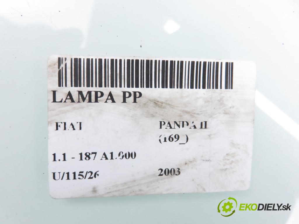 FIAT PANDA (169_) HB 2003 40,00 1.1 54 - 187 A1.000 1108,00 Svetlo PP
