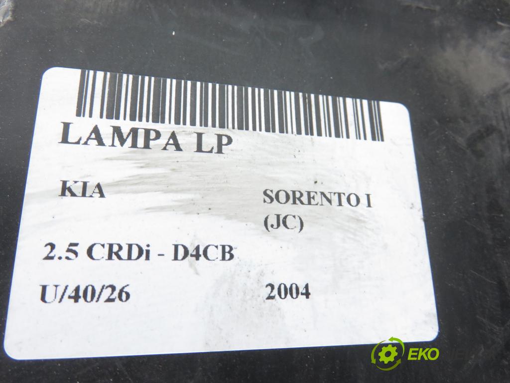 KIA SORENTO I (JC) SUV 2004 103,00 2.5 CRDi 140 - D4CB 2497,00 Svetlo LP 