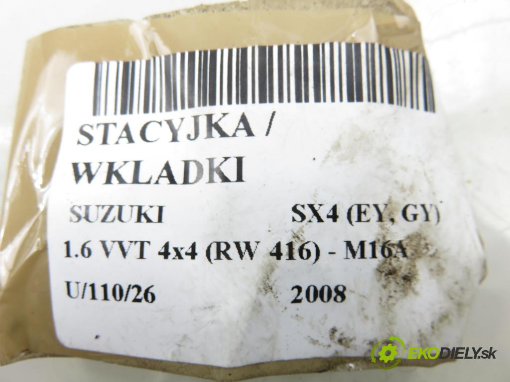 SUZUKI SX4 (EY, GY) CROSSOVER 2008 79,00 1.6 VVT 4x4 (RW 416) 107 - M16A 1586,00 spinačka / zámky 3397065J00 ; 5WK49182
