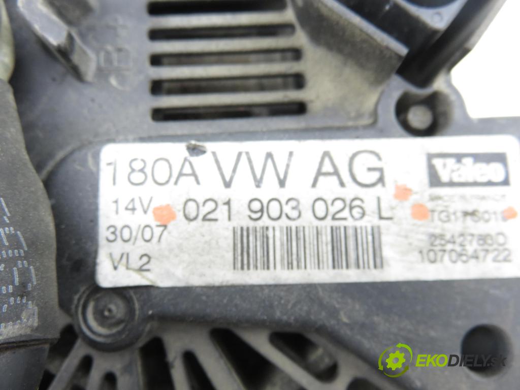 VW PASSAT B6 Variant (3C5) KOMBI 2006 103,00 2.0 TDI 16V - BKP 1968,00 Alternátor 021903026L ; TG17C019 (Alternátor)
