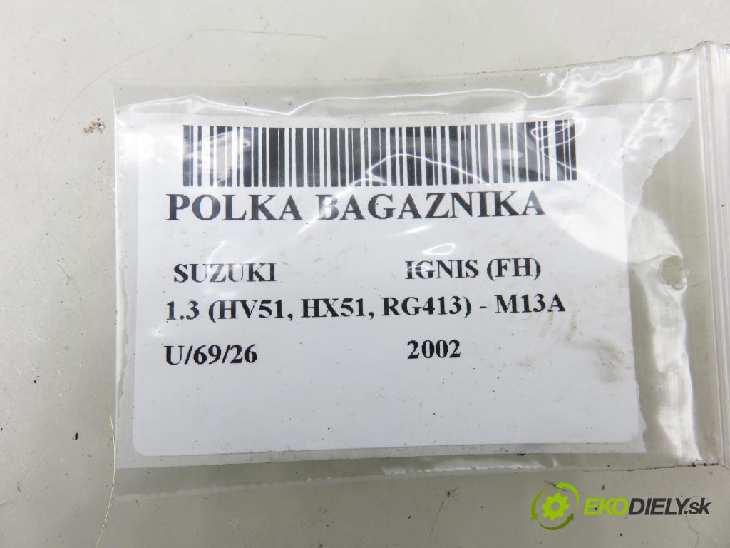 SUZUKI IGNIS (FH) HB 2002 61,00 1.3 (HV51, HX51, RG413) - M13A 1328,00 POLKA: kufor
