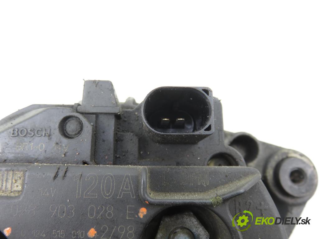 VW BORA (1J2) SEDAN 2000 66,00 1.9 TDI - AGR 1896,00 Alternátor 028903028E ; 0124515010 (Alternátor)