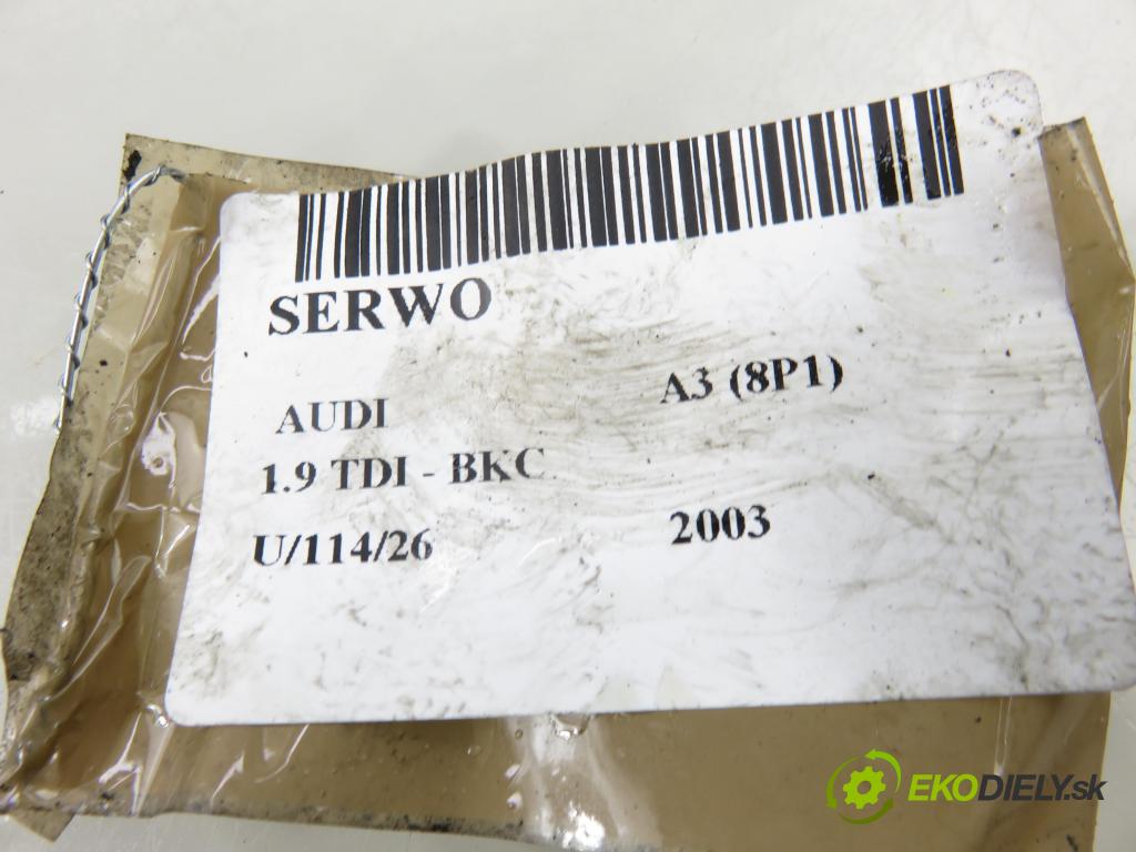 AUDI A3 (8P1) HB 2003 77,00 1.9 TDI PD 105 - BKC 1896,00 posilovač 1K1614105AJ ; 0204051068 (Servočerpadlo)