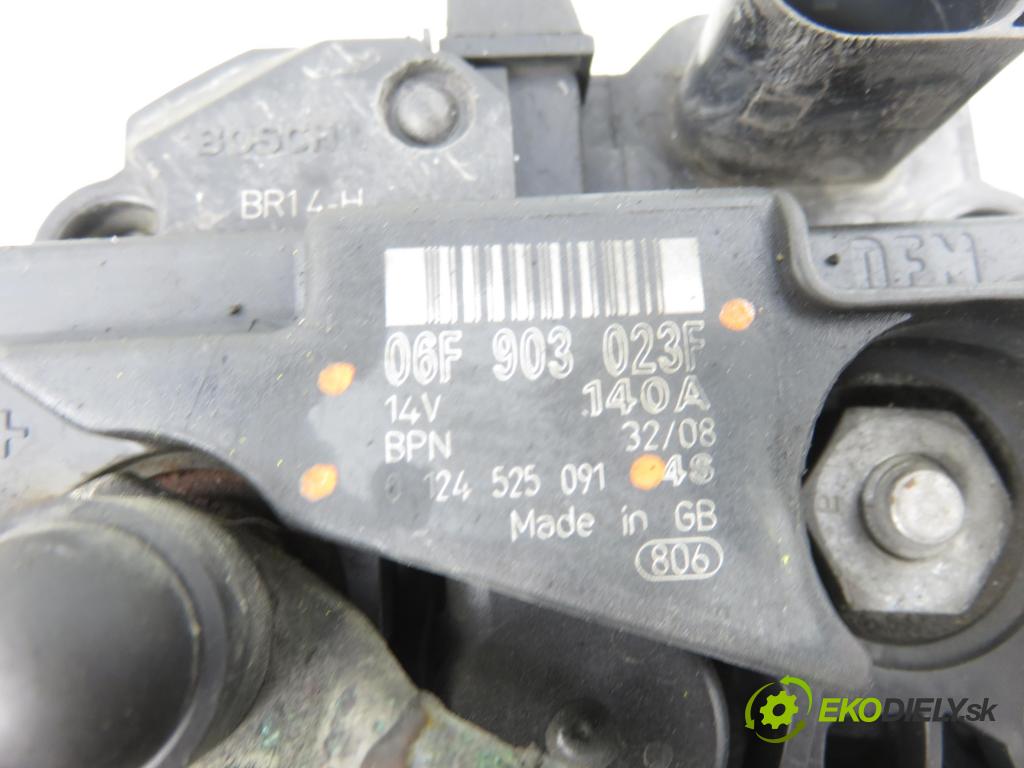 AUDI A3 (8P1) HB 2003 77,00 1.9 TDI PD 105 - BKC 1896,00 Alternátor 06F903023F ; 0124525091 (Alternátor)