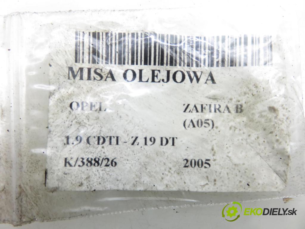 OPEL ZAFIRA B (A05) MINIVAN 2005 88,00 1.9 CDTI 8V 120 - Z 19 DT 1910,00 vana olejová 55194355 (Olejová vana)