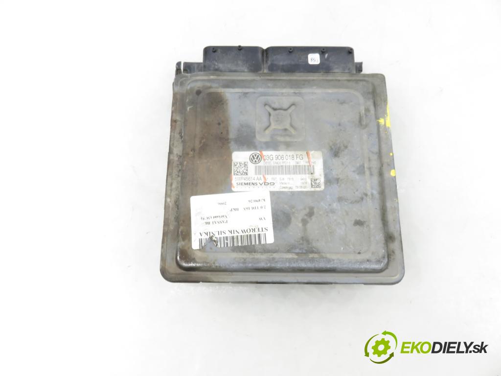 VW PASSAT B6 Variant (3C5) KOMBI 2006 103,00 2.0 TDI 16V - BKP 1968,00 Riadiaca jednotka Motor 03G906018FG ; 5WP45614AA