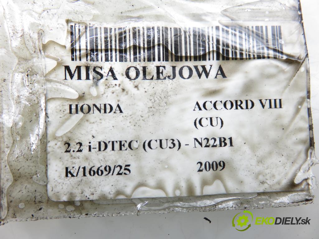 HONDA ACCORD VIII (CU) SEDAN 2009 110,00 2.2 i-DTEC (CU3) - N22B1 2199,00 vana olejová  (Olejová vana)