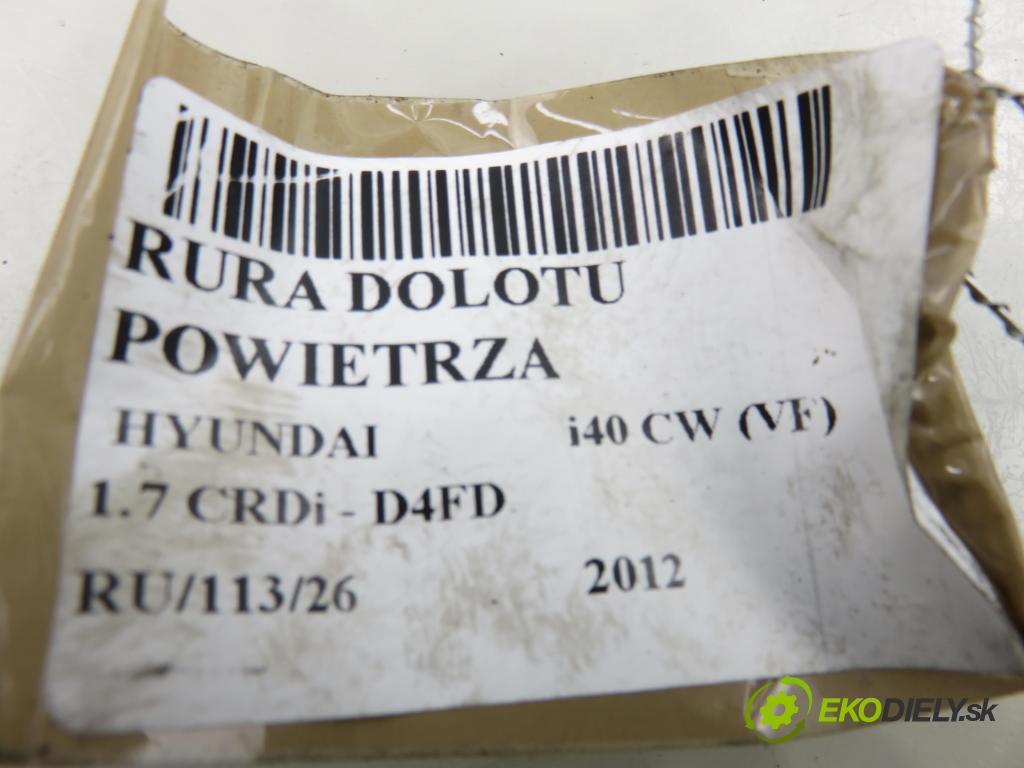 HYUNDAI i40 CW (VF) KOMBI 2012 100,00 1.7 CRDi 136 - D4FD 1685,00 Rúra prívodu vzduchu 281303Z300 ; 281383Z300