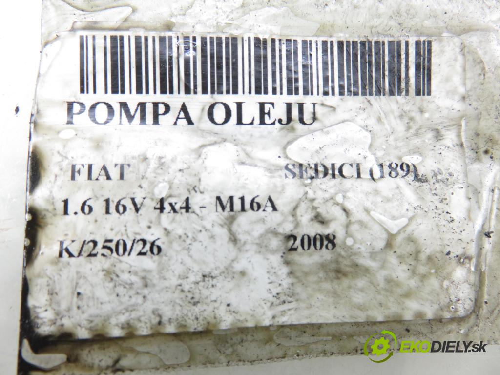 FIAT SEDICI (189_) CROSSOVER 2008 79,00 1.6 4x4 107 1586,00 pumpa oleje S4A69G (Olejové čerpadlo)
