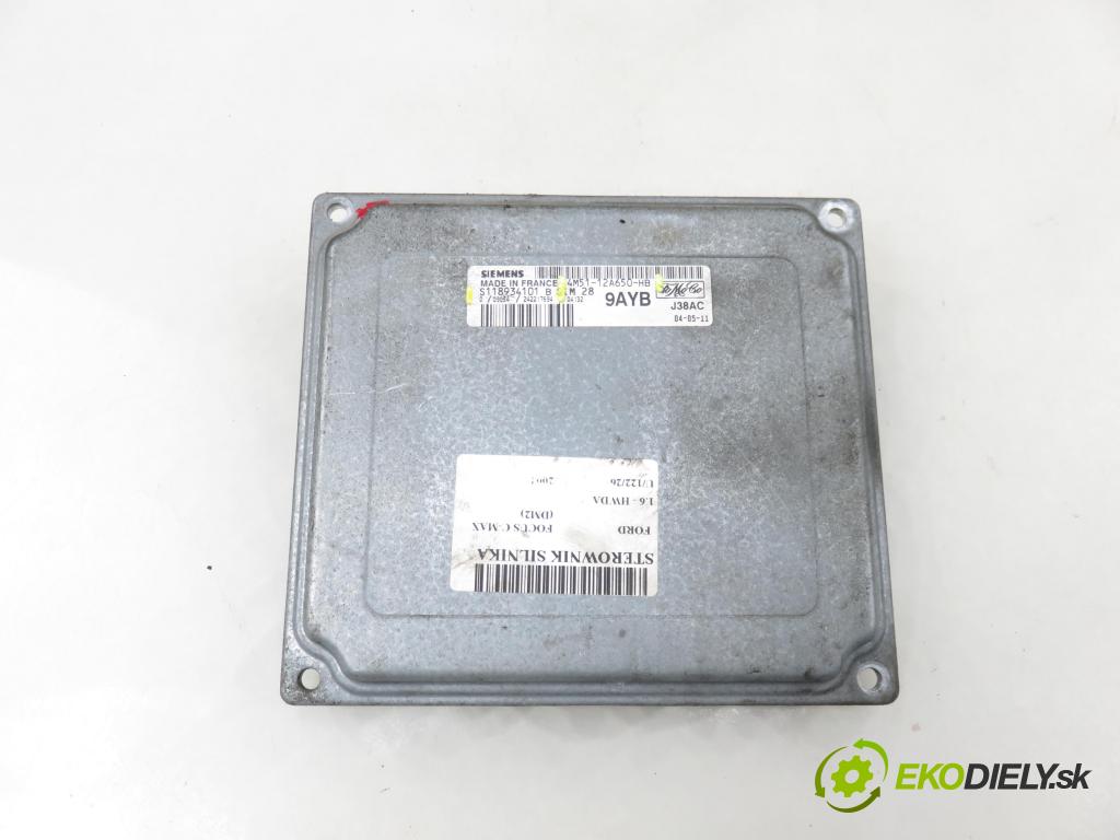 FORD FOCUS C-MAX (DM2) MINIVAN 2004 74,00 1.6 - HWDA 1596,00 Riadiaca jednotka Motor S118934101B ; 4M5112A650HB