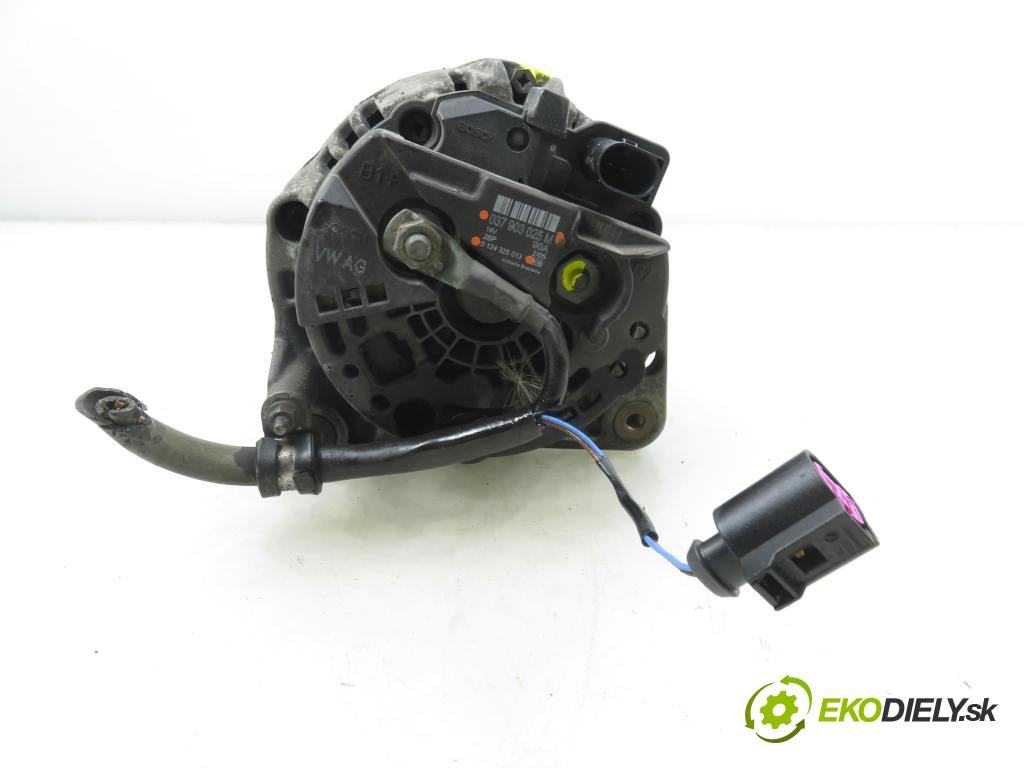 SKODA FABIA I (6Y2) HB 2005 55,00 1.4 16V - BKY 1390,00 Alternátor 037903025M ; 0124325013 (Alternátor)