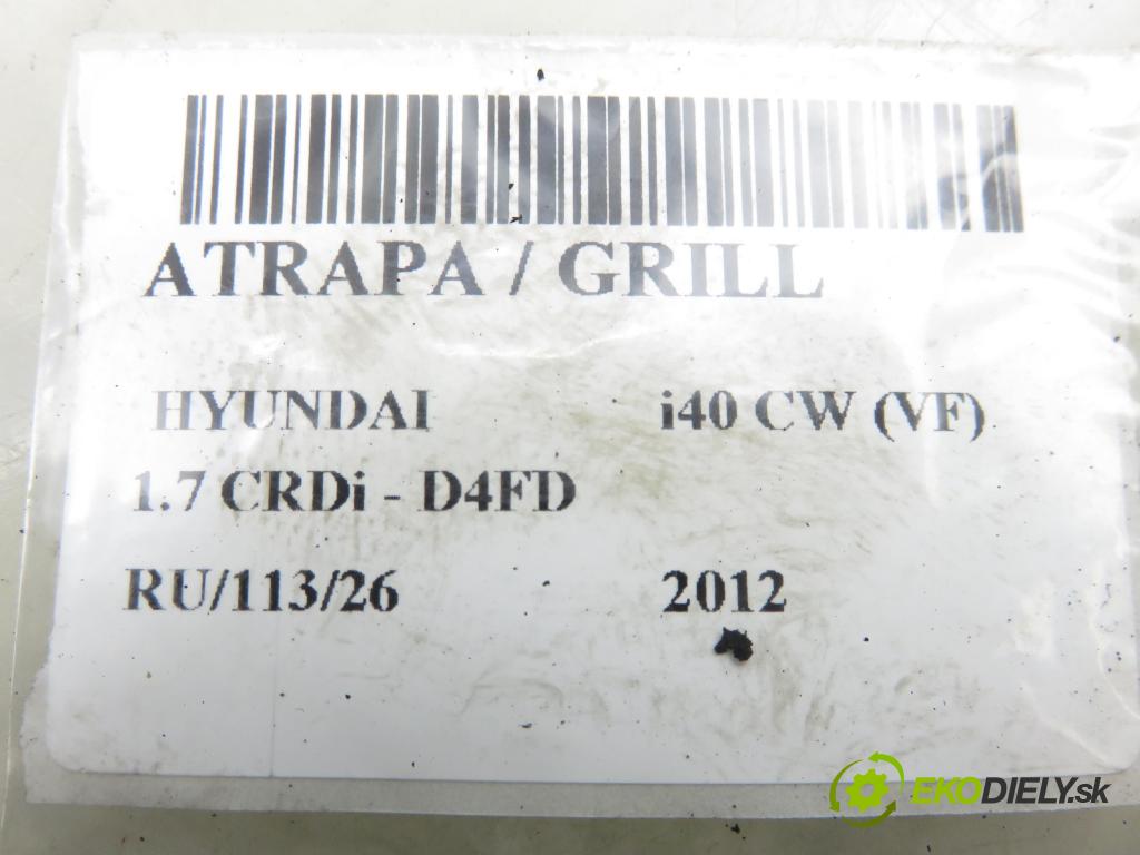 HYUNDAI i40 CW (VF) KOMBI 2012 100,00 1.7 CRDi 136 - D4FD 1685,00 Mriežka / maska 863513Z000