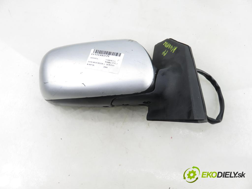 TOYOTA COROLLA kombi (_E12_) KOMBI 2004 66,00 2.0 D-4D (CDE120_) - 1CD-FTV 1995,00 Spätné zrkadlo