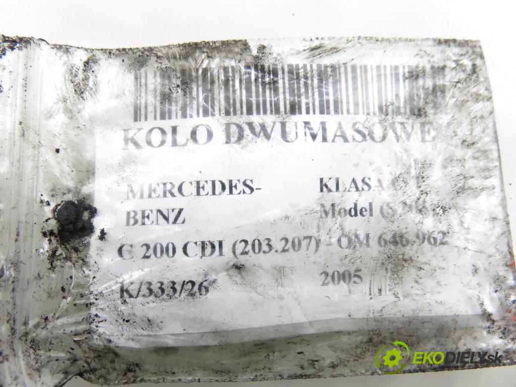 MERCEDES-BENZ KLASA C T-Model (S203) KOMBI 2005 90,00 C 200 CDI (203.207) 122 - OM 646.962 2148,00 Koleso dvojhmota A6460300505X