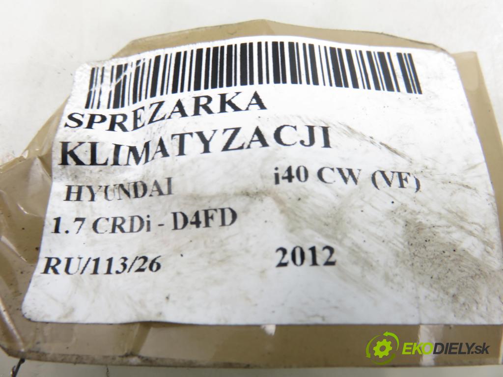 HYUNDAI i40 CW (VF) KOMBI 2012 100,00 1.7 CRDi 136 - D4FD 1685,00 KOMPRESOR: klimatizace  (Kompresor klimatizace)