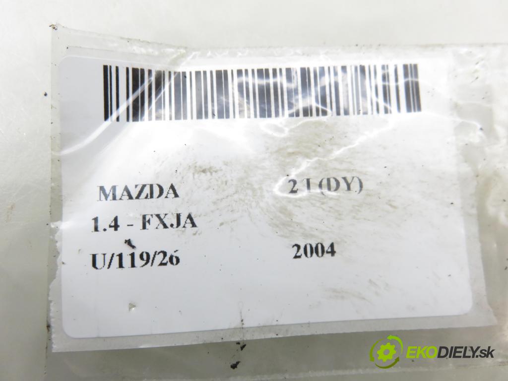 MAZDA 2 (DY) HB 2004 59,00 1.4 - FXJA 1388,00 Koleso vačky Vačkový hriadeľ: 98MM6256AC