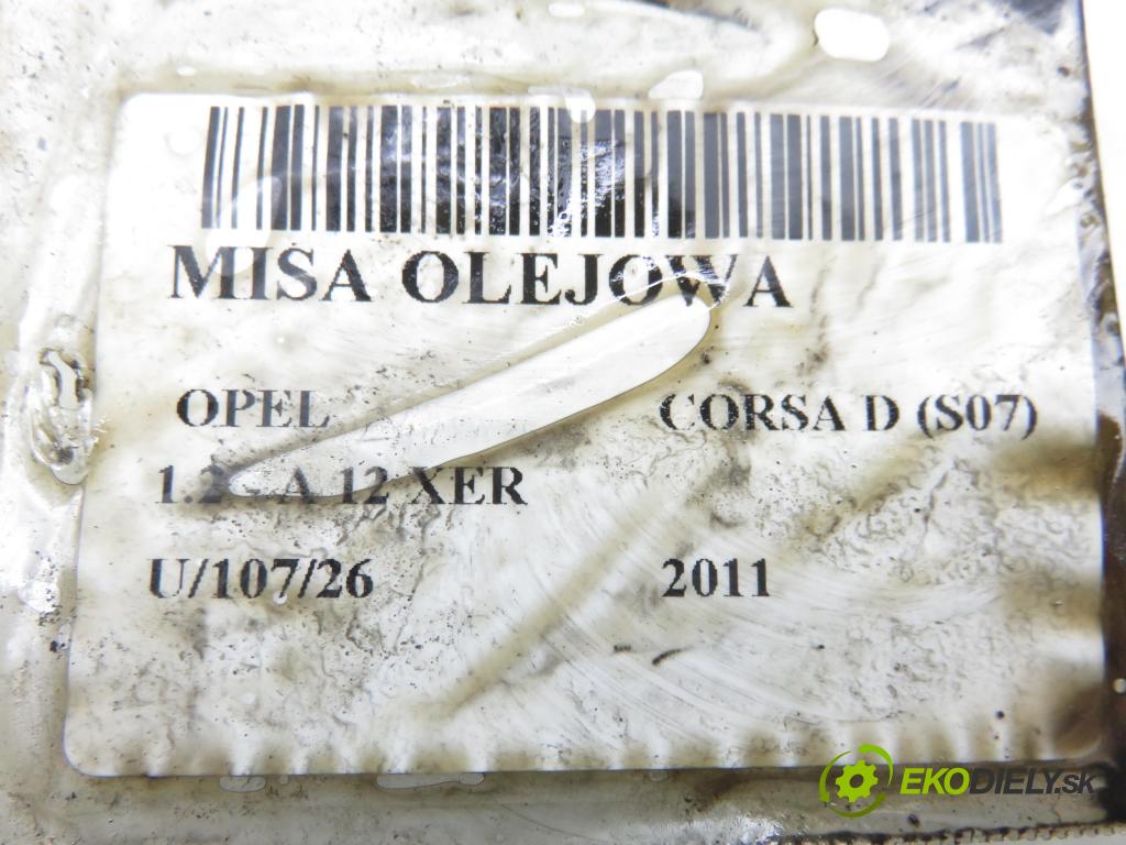 OPEL CORSA D (S07) HB 2011 0,00 1.2 - A 12 XER 1229,00 vana olejová 55562729 ; 55568035 (Olejová vana)