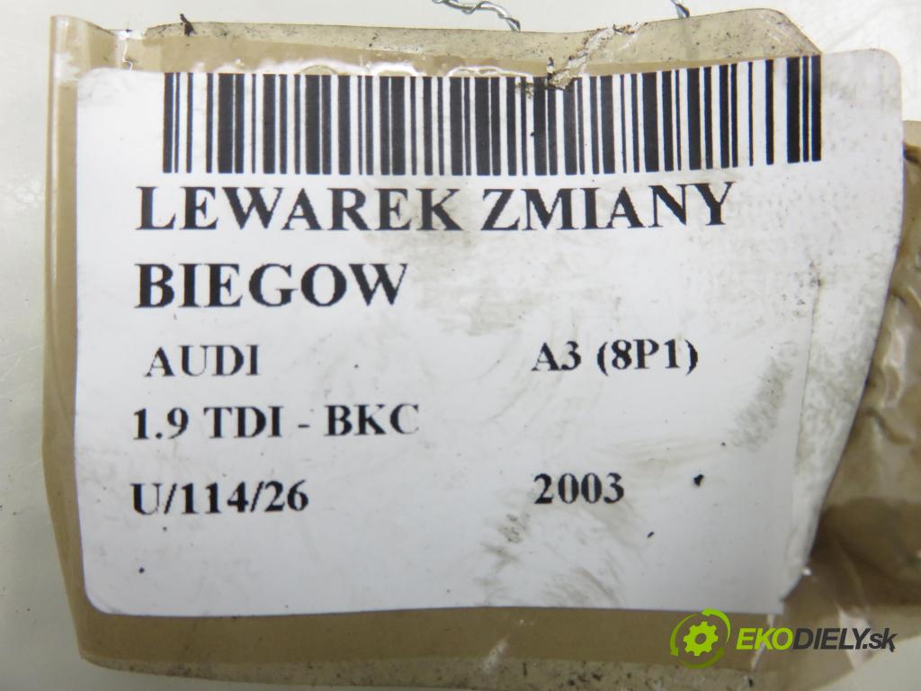 AUDI A3 (8P1) HB 2003 77,00 1.9 TDI PD 105 - BKC 1896,00 ZVEDÁK: 1K0711049AJ