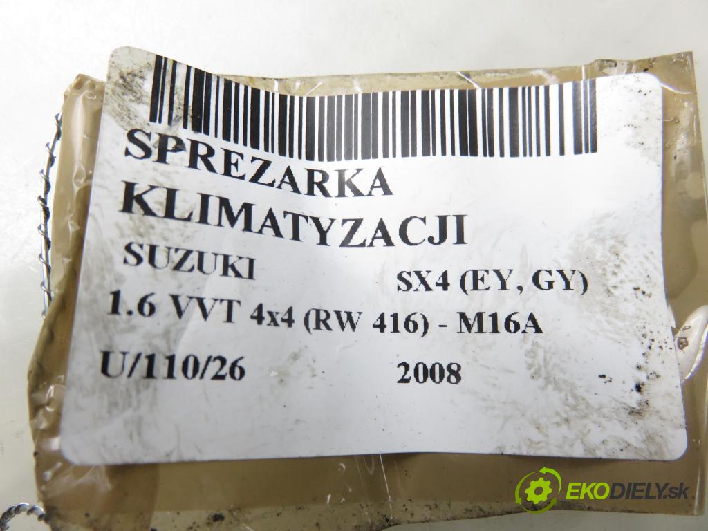 SUZUKI SX4 (EY, GY) CROSSOVER 2008 79,00 1.6 VVT 4x4 (RW 416) 107 - M16A 1586,00 KOMPRESOR: klimatizácie 9520062JA0 (Kompresor klimatizácie)