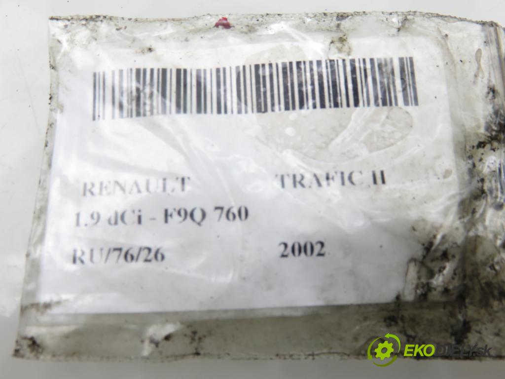 RENAULT TRAFIC II Skrzynia (FL) FURGON 2002 74,00 1.9 dCi - F9Q 760 1870,00 vstrekovač 0445110021 ; 7700111014 (Vstrekovač paliva)
