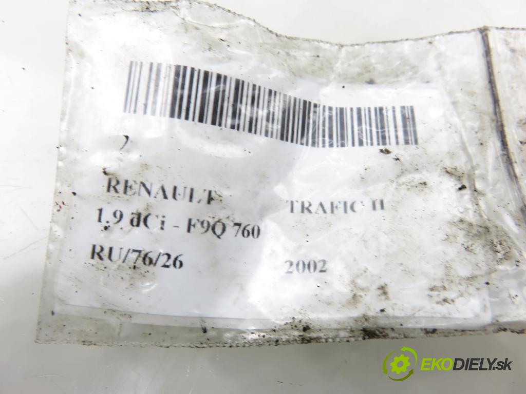 RENAULT TRAFIC II Skrzynia (FL) FURGON 2002 74,00 1.9 dCi - F9Q 760 1870,00 vstrekovač 0445110021 ; 7700111014 (Vstrekovač paliva)