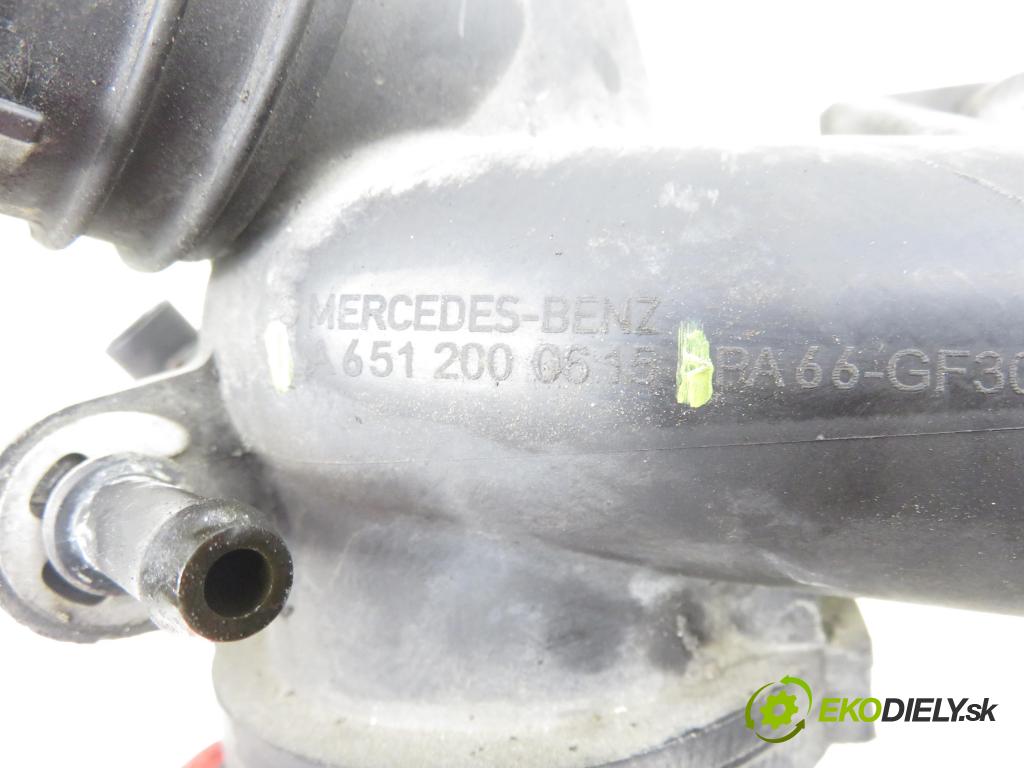 MERCEDES-BENZ SPRINTER 3,5-t Skrzynia (906) FURGON 2011 95,00 313 CDI (906.631, 906.633, 906.635, 906.637) - OM  2143,00 obal termostatu 6512000616 (Pouzdro termostatu)