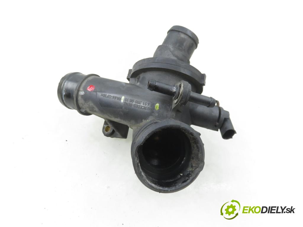 MERCEDES-BENZ SPRINTER 3,5-t Skrzynia (906) FURGON 2011 95,00 313 CDI (906.631, 906.633, 906.635, 906.637) - OM  2143,00 obal termostatu 6512000616 (Pouzdro termostatu)