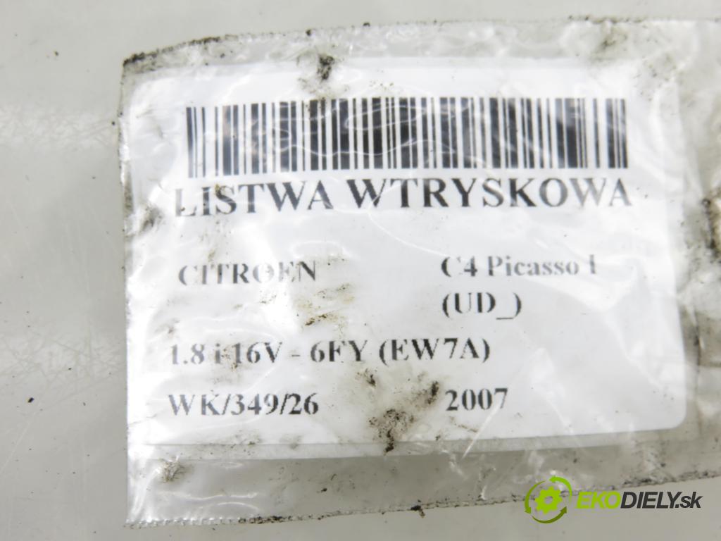 CITROEN C4 Picasso I (UD_) MINIVAN 2007 92,00 1.8 i 16V - 6FY (EW7A) 1749,00 Lišta vstrekovacia 9628084680 (Vstrekovacia lišta)