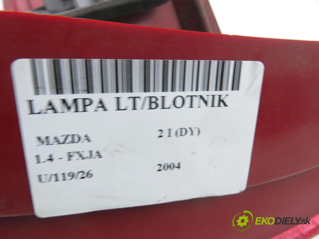 MAZDA 2 (DY) HB 2004 59,00 1.4 - FXJA 1388,00 Svetlo ľavé zadné 3M7113405AM