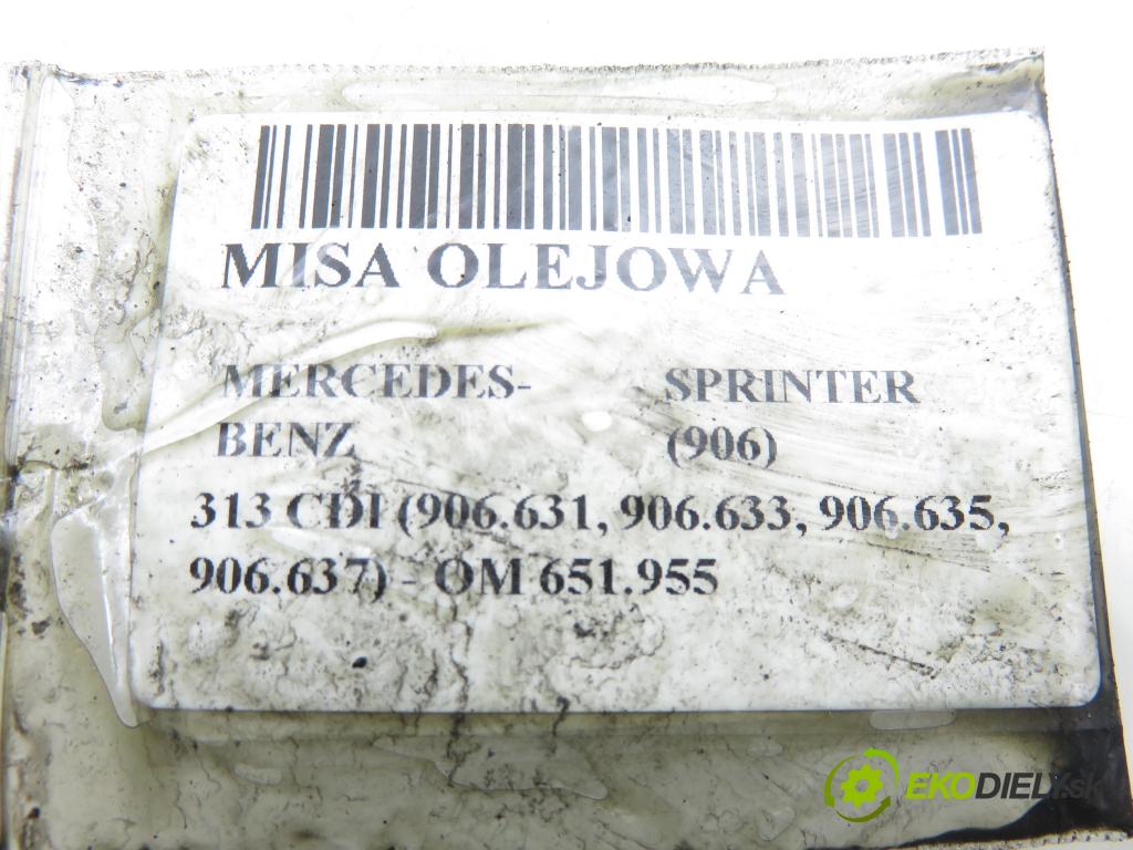 MERCEDES-BENZ SPRINTER 3,5-t Skrzynia (906) FURGON 2011 95,00 313 CDI (906.631, 906.633, 906.635, 906.637) - OM  2143,00 Vaňa olejová 6510140603 (Olejová vaňa)
