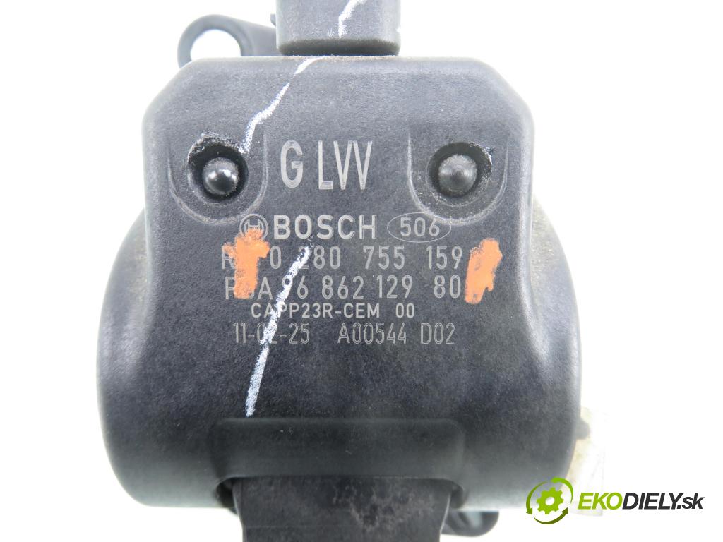 PEUGEOT 508 SW I (8E_) KOMBI 2011 115,00 1.6 THP - 5FV (EP6CDT) 1598,00 potenciometr plynového pedálu 0280755159 ; 9686212980 (Potenciometr plynového pedálu)