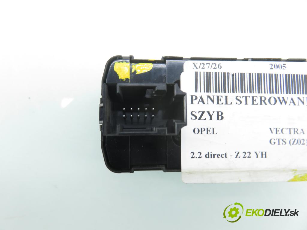OPEL VECTRA C GTS (Z02) LIFTBACK 2005 114,00 2.2 direct 155 - Z 22 YH 2198,00 Panel ovládania okien 09185954