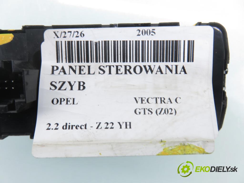 OPEL VECTRA C GTS (Z02) LIFTBACK 2005 114,00 2.2 direct 155 - Z 22 YH 2198,00 Panel ovládania okien 09185954