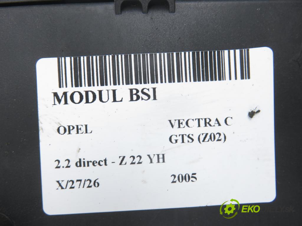 OPEL VECTRA C GTS (Z02) LIFTBACK 2005 114,00 2.2 direct 155 - Z 22 YH 2198,00 MODUL BSI 13189924EU