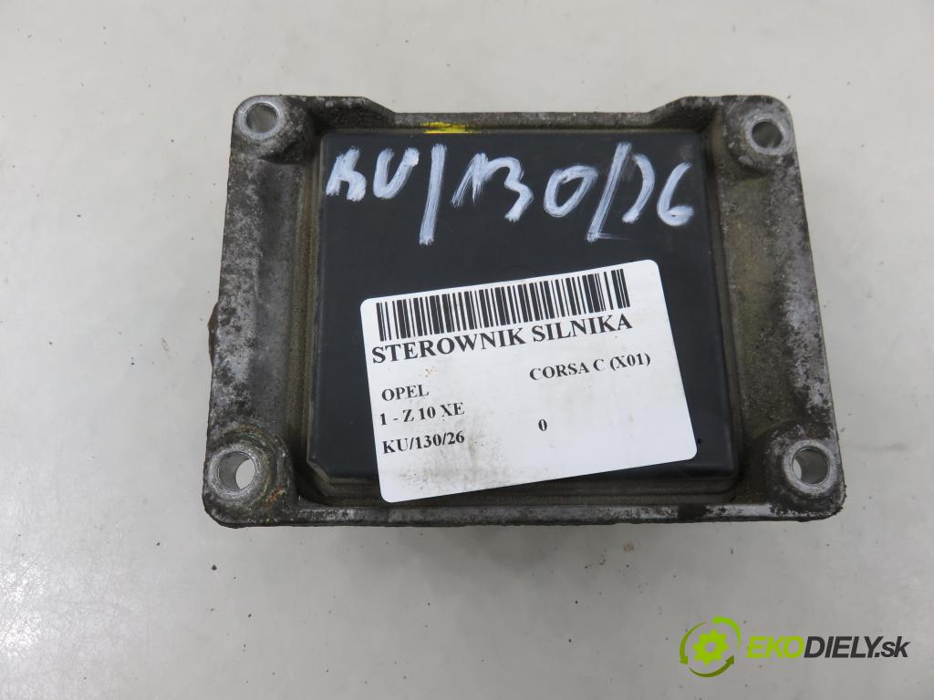 OPEL CORSA C (X01) HB 2002 43,00 1.0 12V 58 - Z 10 XE 973,00 Riadiaca jednotka Motor 24443795 ; 0261207421