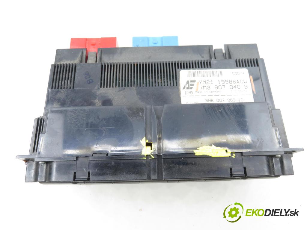 VW SHARAN (7M8, 7M9, 7M6) VAN 2002 85,00 1.9 TDI PD 115 4motion - AUY 1896,00 Panel kúrenia KLIMATRONIK YM2119988ACW ; 7M3907040B