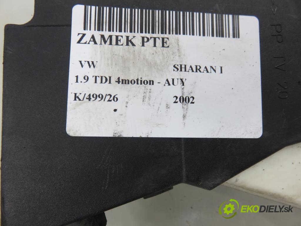 VW SHARAN (7M8, 7M9, 7M6) VAN 2002 85,00 1.9 TDI PD 115 4motion - AUY 1896,00 zámok PTE 93BG220A20DD