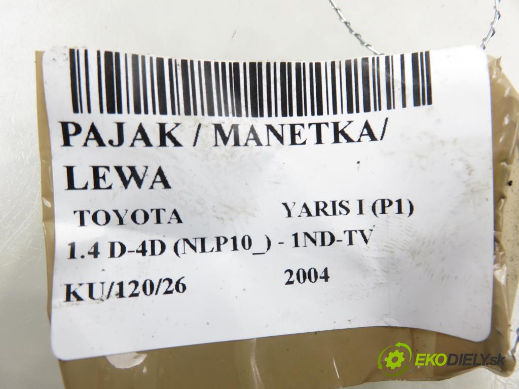TOYOTA YARIS (_P1_) HB 2004 55,00 1.4 D-4D (NLP10_) - 1ND-TV 1364,00 / ŘAZENÍ / levá strana 173681