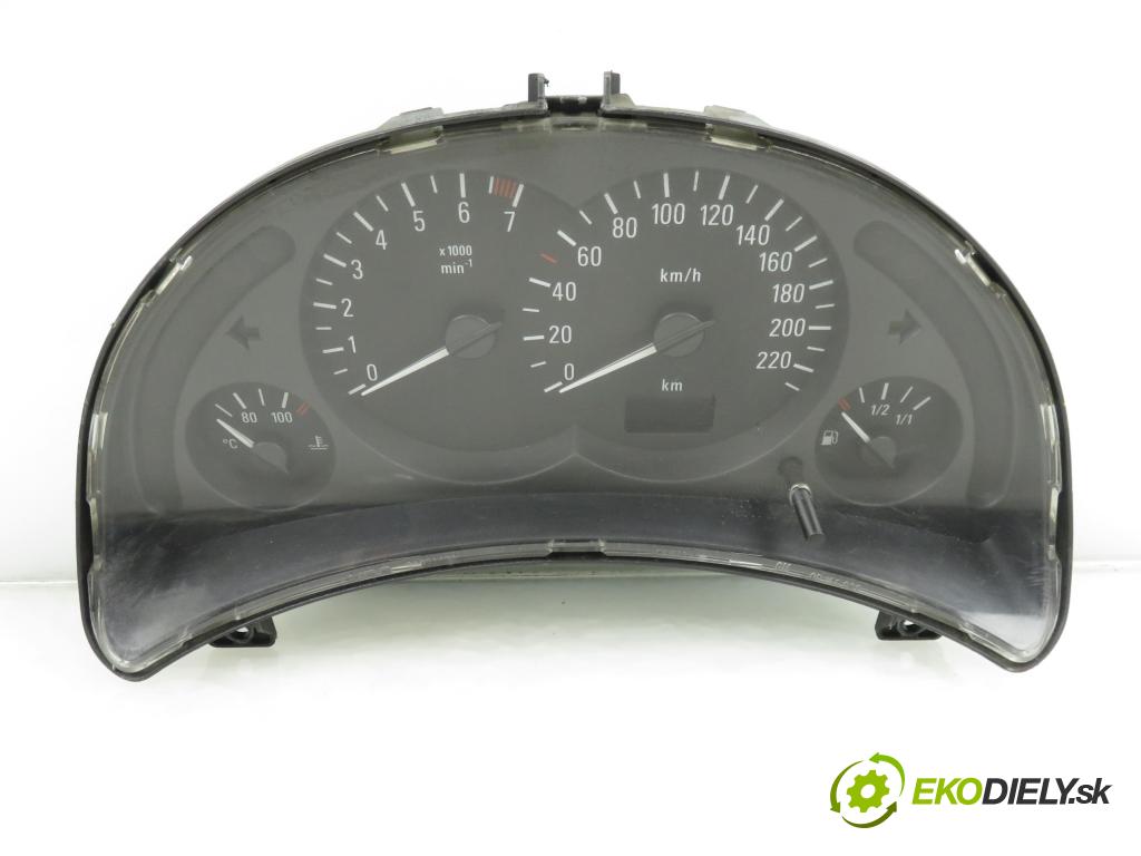 OPEL CORSA C (X01) HB 2002 43,00 1.0 12V 58 - Z 10 XE 973,00 prístrojovka elektrický 09166813FK