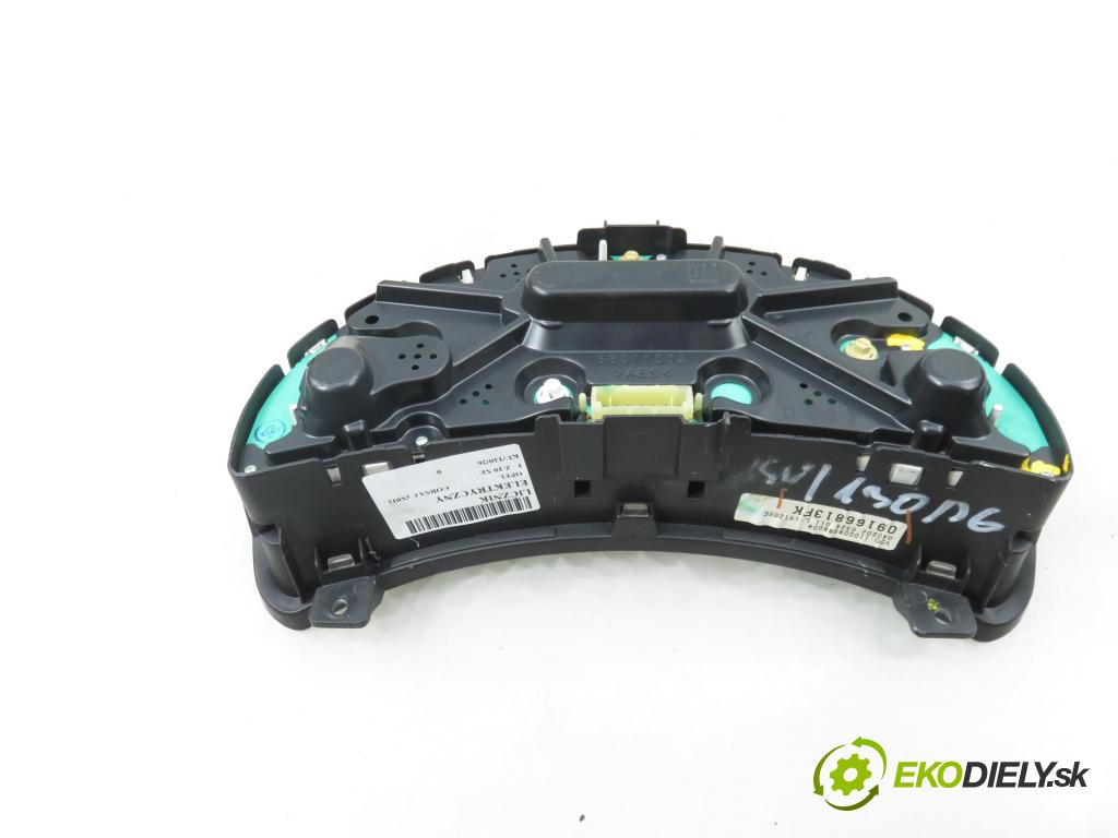 OPEL CORSA C (X01) HB 2002 43,00 1.0 12V 58 - Z 10 XE 973,00 prístrojovka elektrický 09166813FK