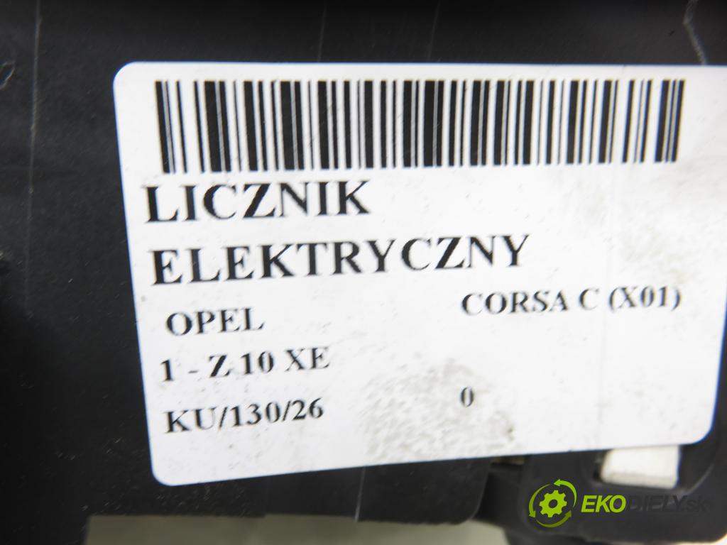 OPEL CORSA C (X01) HB 2002 43,00 1.0 12V 58 - Z 10 XE 973,00 prístrojovka elektrický 09166813FK