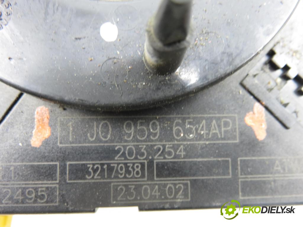 VW SHARAN (7M8, 7M9, 7M6) VAN 2002 85,00 1.9 TDI PD 115 4motion - AUY 1896,00 PÁSKA: air BAG 1J0959654AP