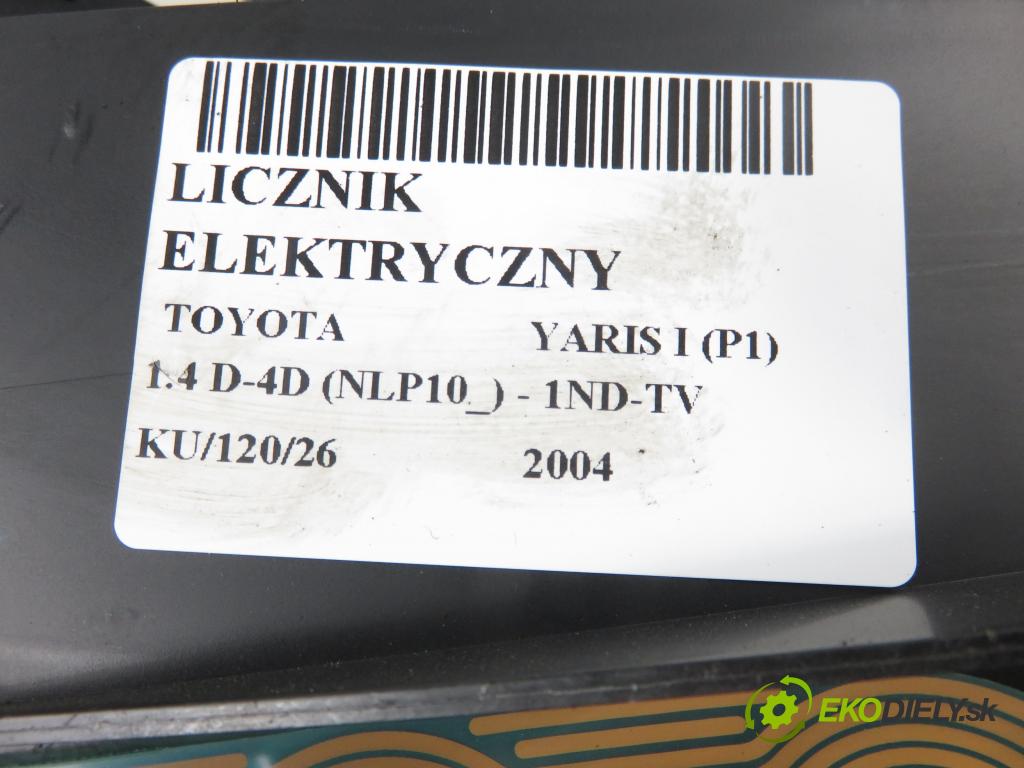 TOYOTA YARIS (_P1_) HB 2004 55,00 1.4 D-4D (NLP10_) - 1ND-TV 1364,00 Prístrojovka elektrický 21655865