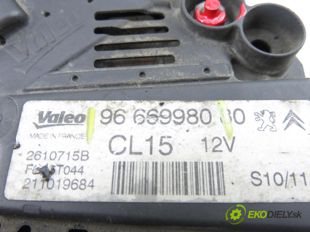 PEUGEOT 508 SW I (8E_) KOMBI 2011 115,00 1.6 THP - 5FV (EP6CDT) 1598,00 Alternátor 96669980 (Alternátor)