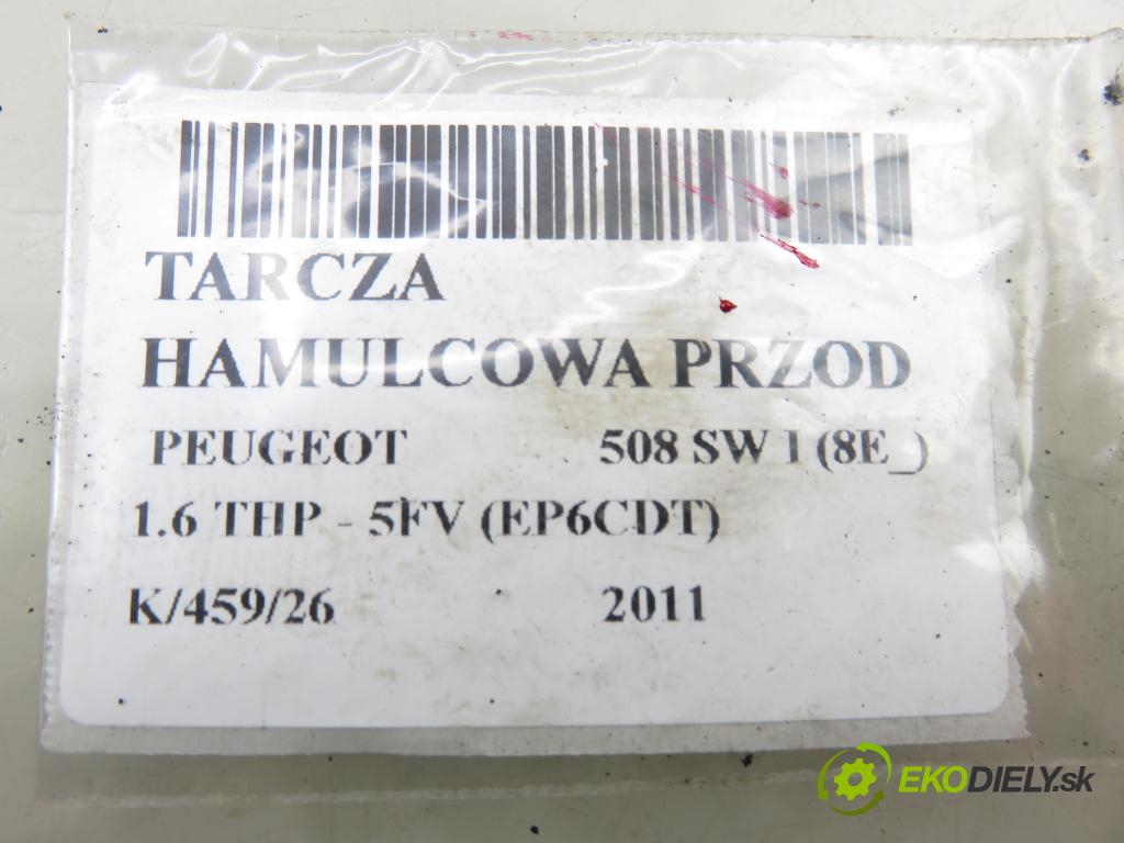 PEUGEOT 508 SW I (8E_) KOMBI 2011 115,00 1.6 THP - 5FV (EP6CDT) 1598,00 Lamela kotúč brzdová predný