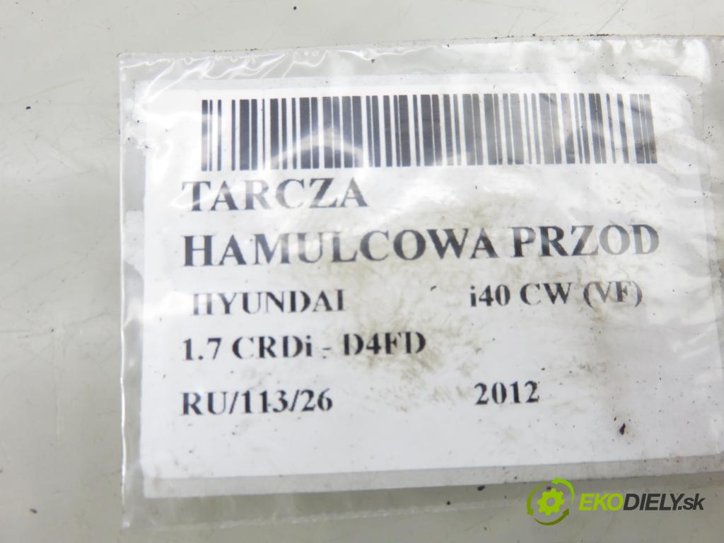 HYUNDAI i40 CW (VF) KOMBI 2012 100,00 1.7 CRDi 136 - D4FD 1685,00 lamela kotouč brzdová PŘEDNÍ: DF7592